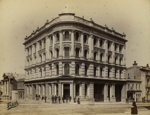 AMP Building, Princes and Dowling streets, Dunedin. Image: Frost, Toitū / Otago Settlers Museum 32-49-1.