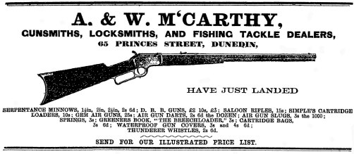 An advertisement from the Otago Witness, 18 January 1894, p.44.