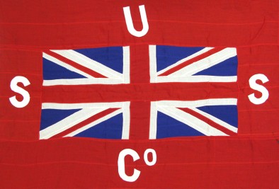 Flag of the Union Steam Ship Company. Image: Museum of Wellington City and Sea 2005.4970.90.