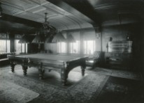 Billiard room. C.M. Collins photographer.