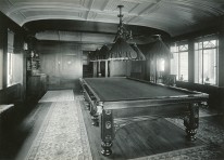 Billiard room. C.M. Collins photographer.